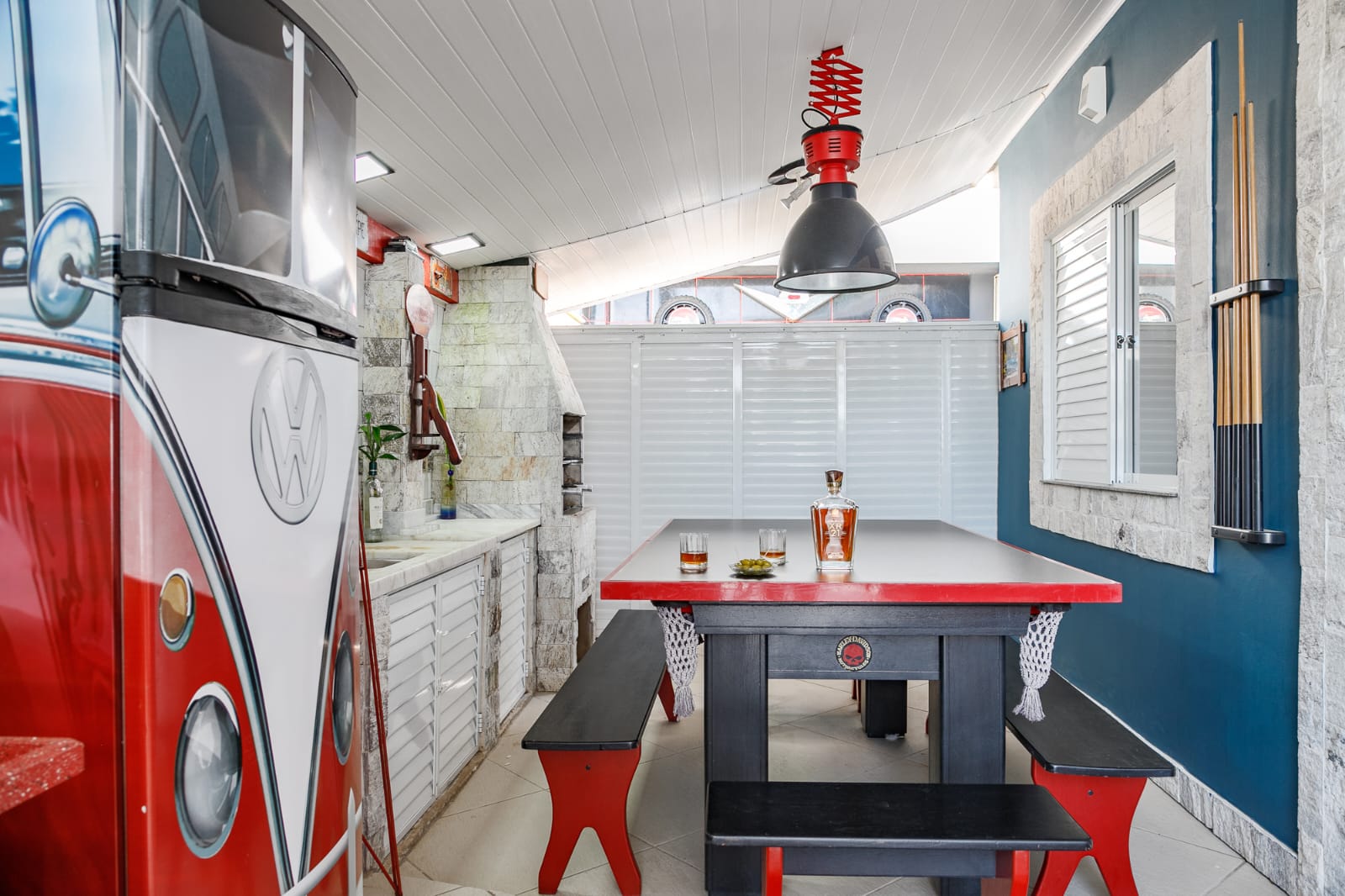 Balneário Daniela Área de churrasqueira